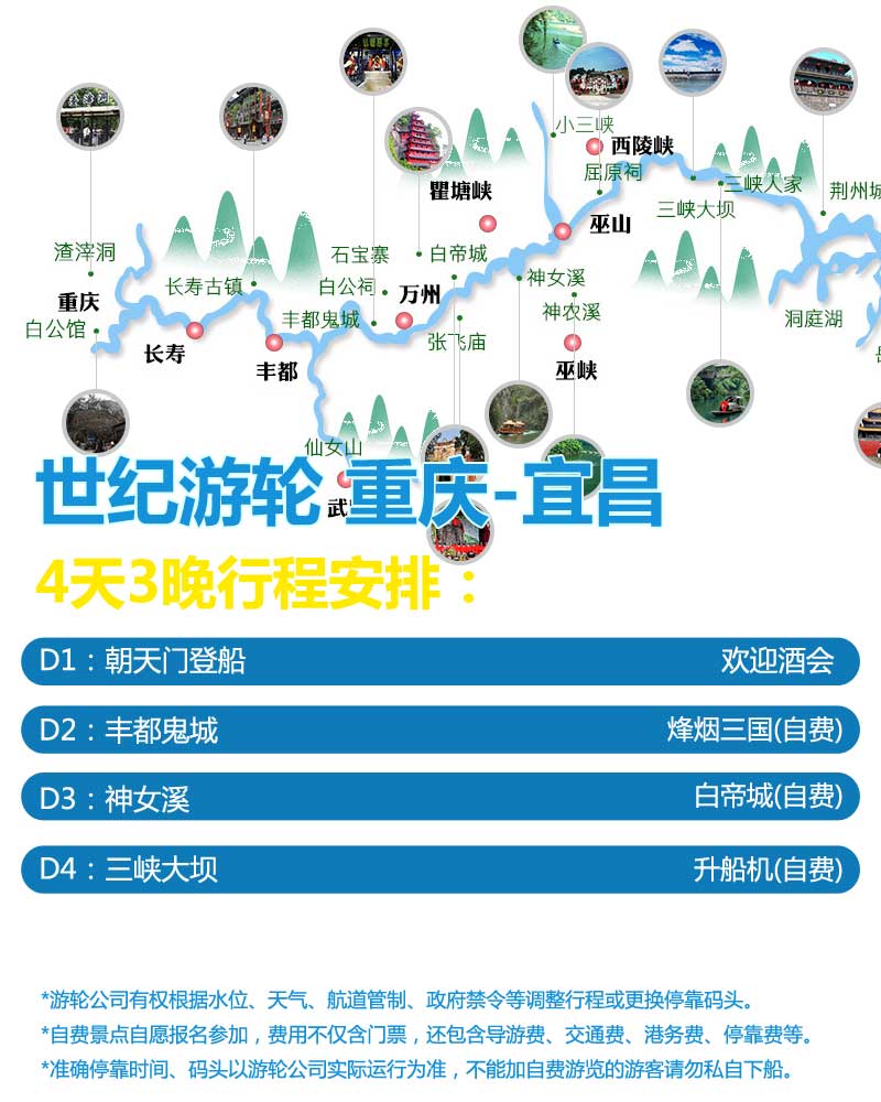 世紀游輪下水行程